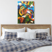 サンライズ2007で希望 キャンバスプリント (インサイチュ (寝室))