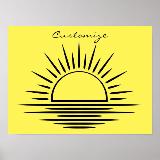 サンライズ/サンセット反射サンダー_コーブ ポスター (正面)