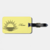 サンライズ/サンセット反射サンダー_コーブ ラゲッジタグ (裏面横)