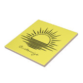 サンライズ/サンセット反射Thunder_Cove タイル (側面)