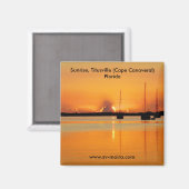 サンライズ,タイツビル(ケープカナベラル)フロリダ マグネット (正面/裏面)