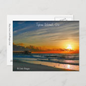 サンライズ – ティビー島 ポストカード (正面/裏面)