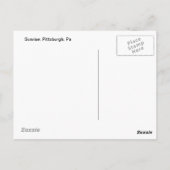 サンライズ、ピッツバーグ、パ ポストカード (裏面)