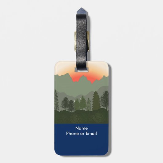 サンライズ ラゲッジタグ (裏面縦)