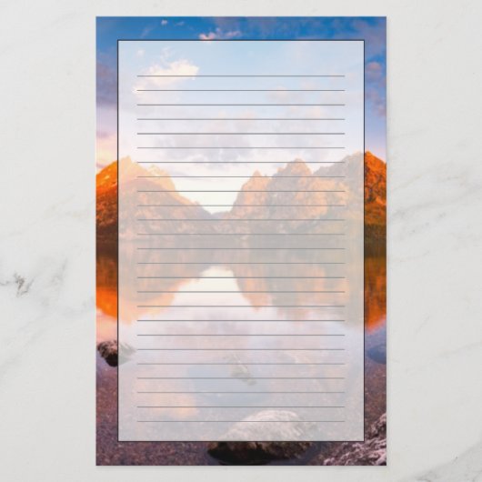 サンライズ 便箋 (正面)