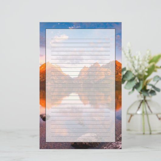 サンライズ 便箋 (スタンド正面)