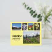 サンライズ(山レイニエ)コラージュ2 ポストカード (スタンド正面)