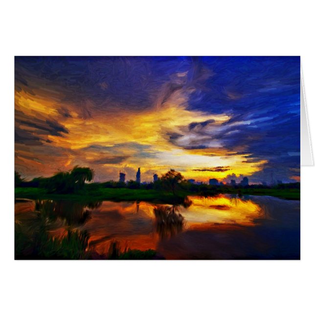 サンライズ |抽象芸術絵画ー (正面横)