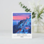 サンライズinサントリーニギリシャ旅行 ポストカード (スタンド正面)
