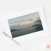 サンライズinセントトーマスIIクルーズシースケープ 長方形シール (封筒)