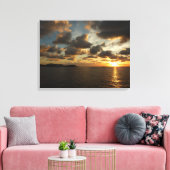 サンライズSt.Thomas Iアメリカヴァージン諸島 キャンバスプリント (インサイチュ (リビング))