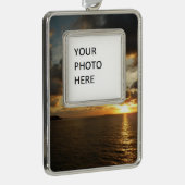 サンライズSt.Thomas Iアメリカヴァージン諸島 シルバープレートフレームオーナメント (右)