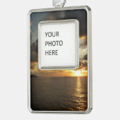 サンライズSt.Thomas Iアメリカヴァージン諸島 シルバープレートフレームオーナメント (左)