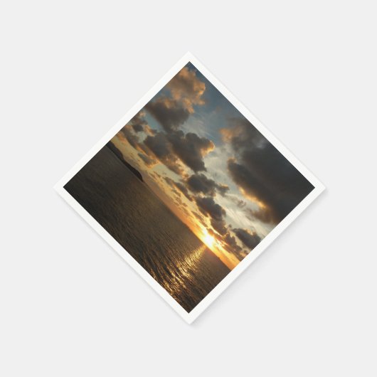 サンライズSt.Thomas Iアメリカヴァージン諸島 スタンダードカクテルナプキン (角)