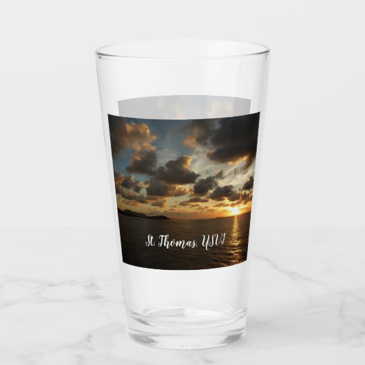 サンライズSt.Thomas Iアメリカヴァージン諸島 タンブラーグラス (正面)