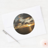 サンライズSt.Thomas Iアメリカヴァージン諸島 ラウンドシール (封筒)