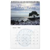 サンライズSunsets引用文風景写真1ページ カレンダー (1月 2026)