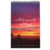 サンライズSunsets引用文風景写真1ページ カレンダー (カバー)