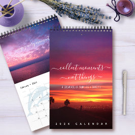 サンライズSunsets引用文風景写真1ページ カレンダー