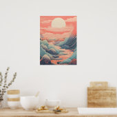 サンライトのウェーブエスケープ ポスター (キッチン)