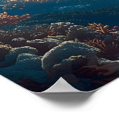 サンライトの優雅なマンタレイ海 ポスター (角)