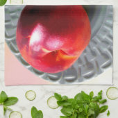 サンライトの新鮮な桃 キッチンタオル (折り畳み)