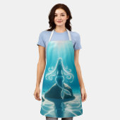 サンライトの水中の人魚 エプロン (着用した状態)