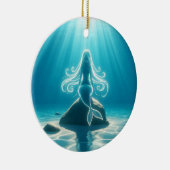 サンライトの水中の人魚 セラミックオーナメント (右)