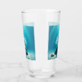サンライトの水中の人魚 タンブラーグラス (右)