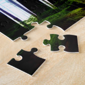 サンライトの虹の森とシルエットの木 ジグソーパズル (側面)