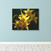 サンライトイエローランフローラ キャンバスプリント (インサイチュ (ウッドフロア))