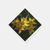 サンライトイエローランフローラ スタンダードカクテルナプキン (角)