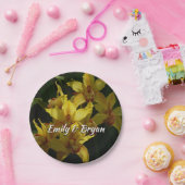 サンライトイエローランフローラ ペーパープレート (パーティー)