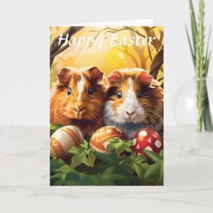 サンライトイースターモルモット復活祭 カード