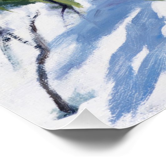 サンライトコロラドマウンテンスノーシーンポスター ポスター (コーナー)