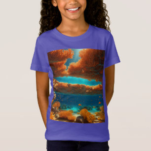 サンライトコーラルドリームズ – 海グロー3Dティー Tシャツ