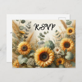 サンライトサマースマフラワー開花 インビテーションポストカード