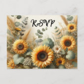 サンライトサマースマフラワー開花 インビテーションポストカード (正面)