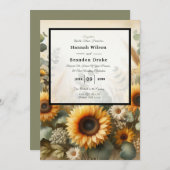 サンライトサマースマフラワー開花 招待状 (正面/裏面)