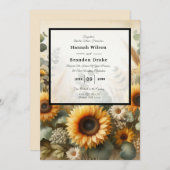 サンライトサマースマフラワー開花 招待状 (正面/裏面)