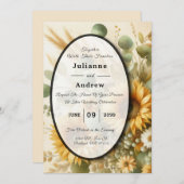 サンライトサマースマフラワー開花 招待状 (正面/裏面)