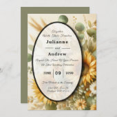 サンライトサマースマフラワー開花 招待状 (正面/裏面)