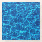 サンライトシーウォーター飲料用コースター ガラスコースター (正面)