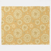 サンライトスティルネスIIの暖琥珀フリースブランケット フリースブランケット (正面(横))