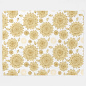 サンライトスティルネスIIインホワイトフリースブランケット フリースブランケット (正面(横))