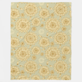 サンライトスティルネスIIインライトオリーブフリース フリースブランケット