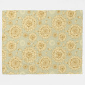 サンライトスティルネスIIインライトオリーブフリース フリースブランケット (正面(横))