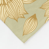 サンライトスティルネスIIインライトオリーブフリース フリースブランケット (角)