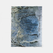 サンライトスノーウィンターフォレスト名フリースブランケット フリースブランケット (正面)