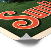 サンライトセイフェスイスランドリー洗剤石鹸の広告 ポスター (角)